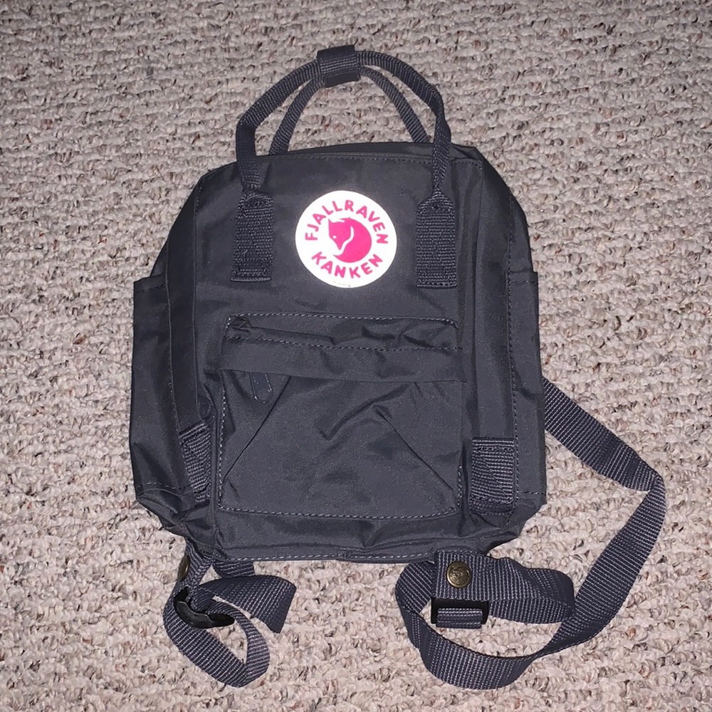 Fjall raven kanken mini backpack.